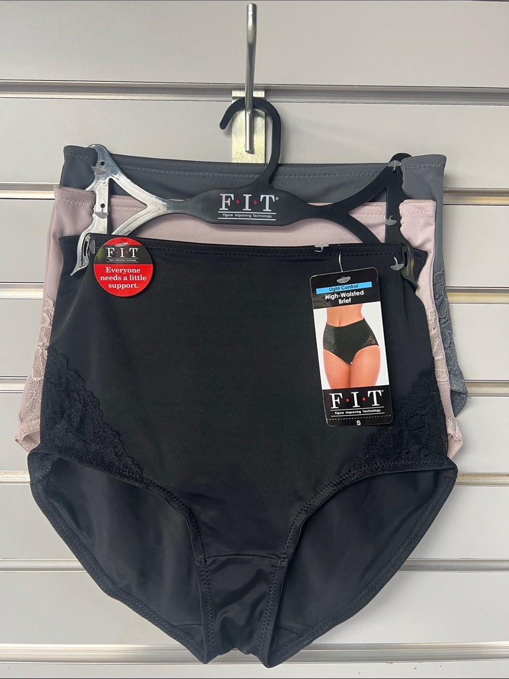 High-Waisted Shaping Brief - Black (3-Pack)